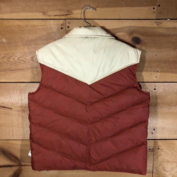 NEW Vintage B.O.G 50% Down 50% Feathers Vest Mens Size Medium Snap Button Up - Picture 8 of 11